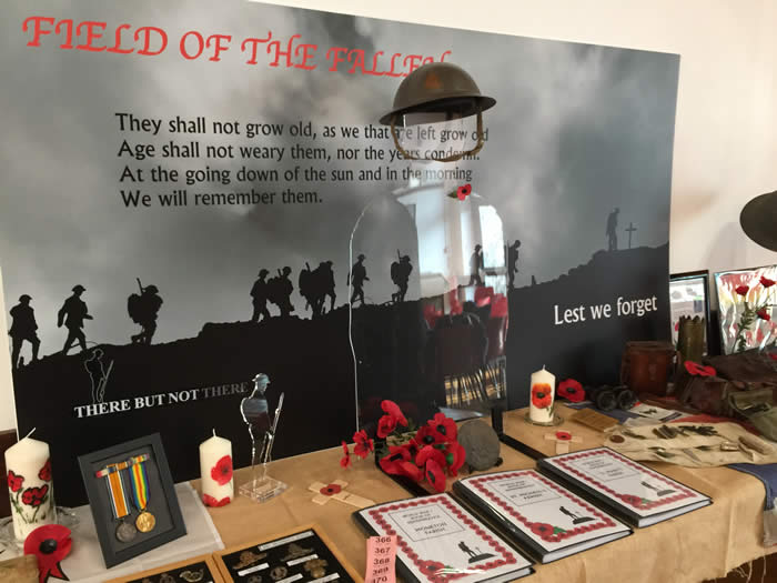 One of the displays at the event