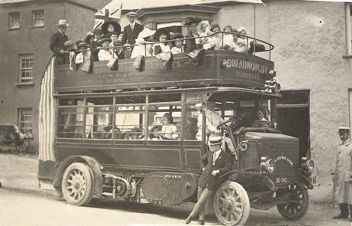 Pembroke's first bus for hire c1911 