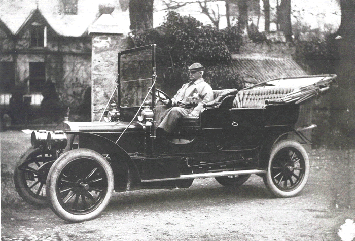 DE1 Pembroke's first car driven by Col Richard Walter Byrd Mirehouse